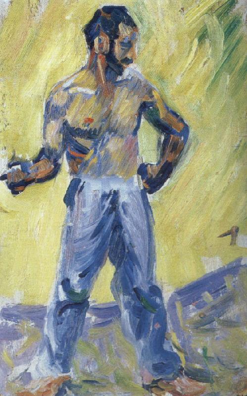 Paul Signac boules player oil painting image
